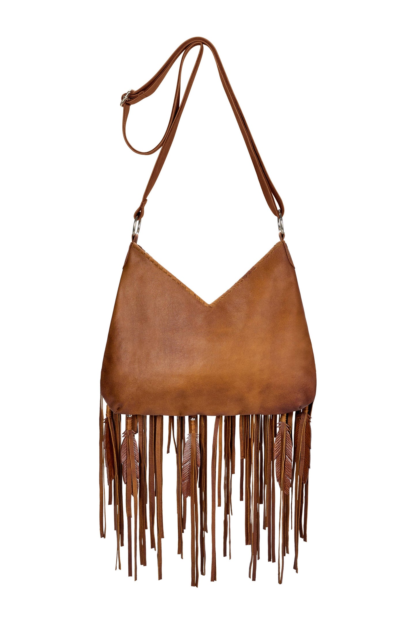 Mini Pocahontes Feather Bag Antique Medium Brown