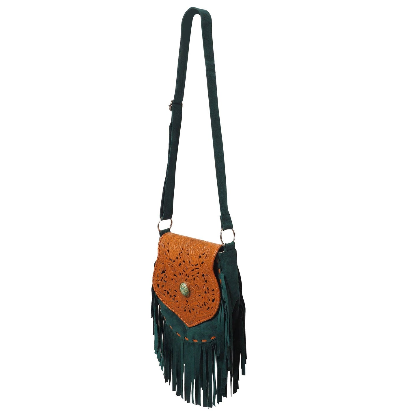 Delilah Bag Antique Tan/Jade Green