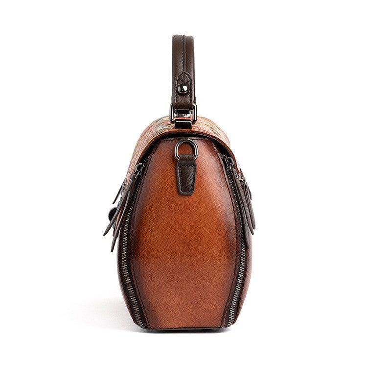 "The Fresh and Sweet"  Retro embossed handbag