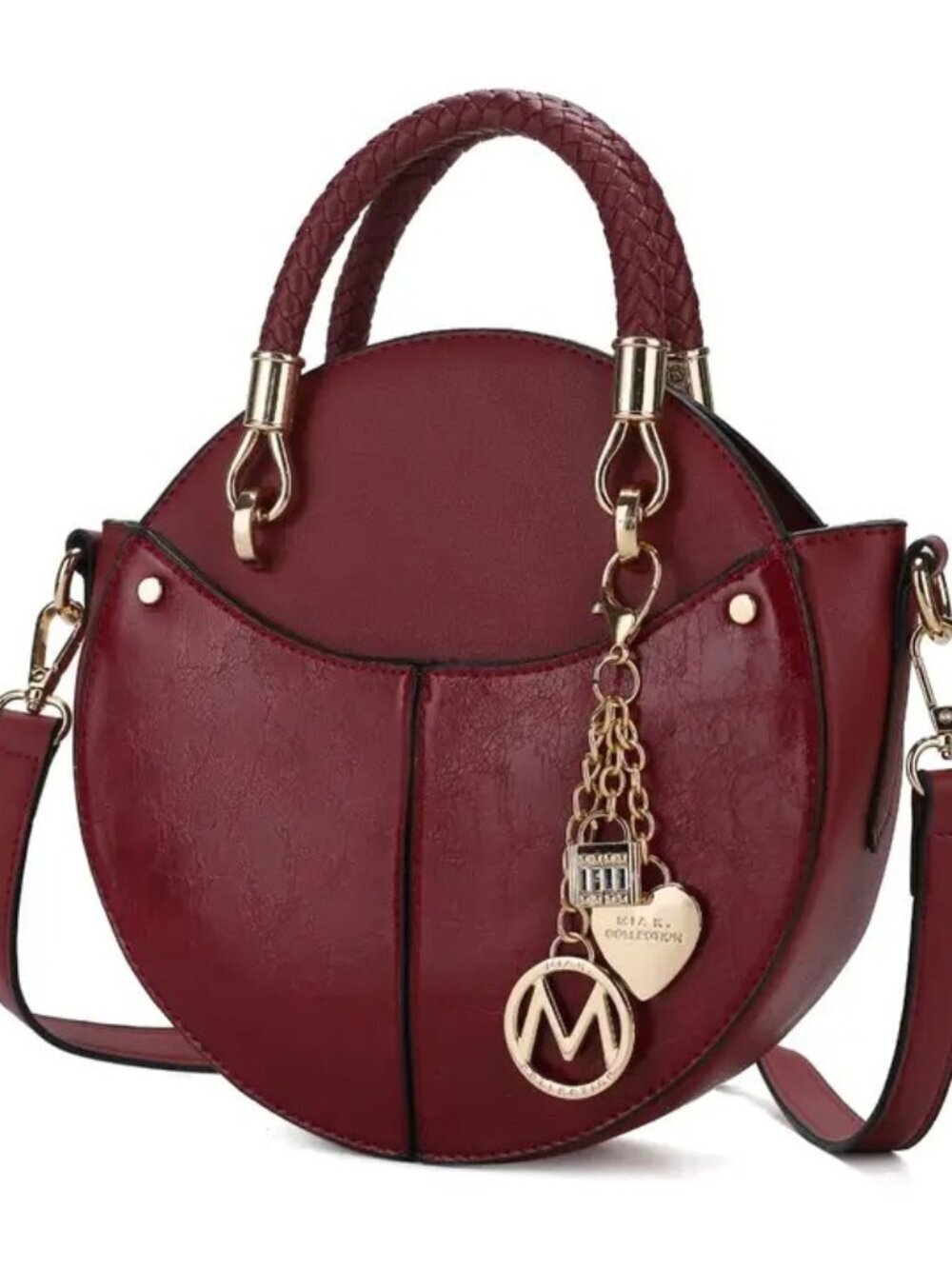 Nobella Women's Crossbody Bag-Blush Circle bag- various colors