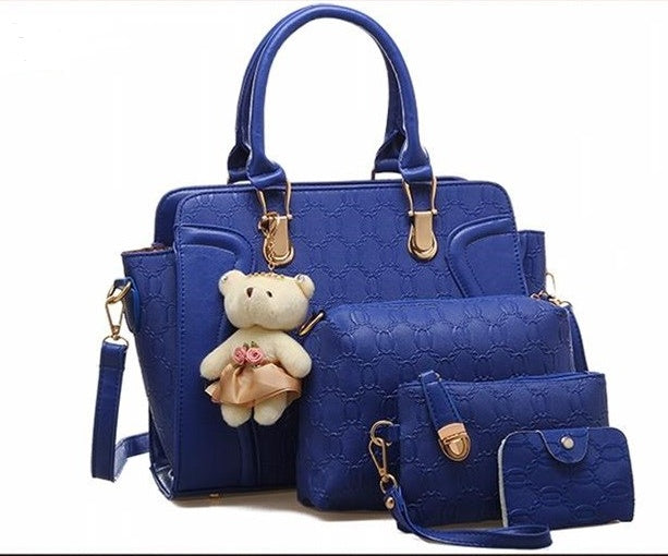 New package four-piece ladies bag tide wild handbag shoulder Messenger bag