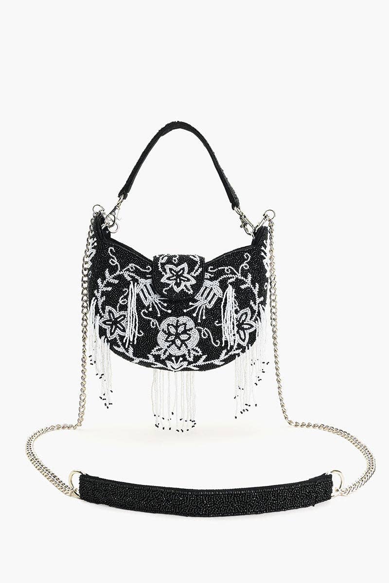 America & Beyond Night fall beaded handheld Bag