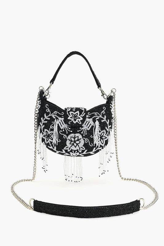 America & Beyond Night fall beaded handheld Bag