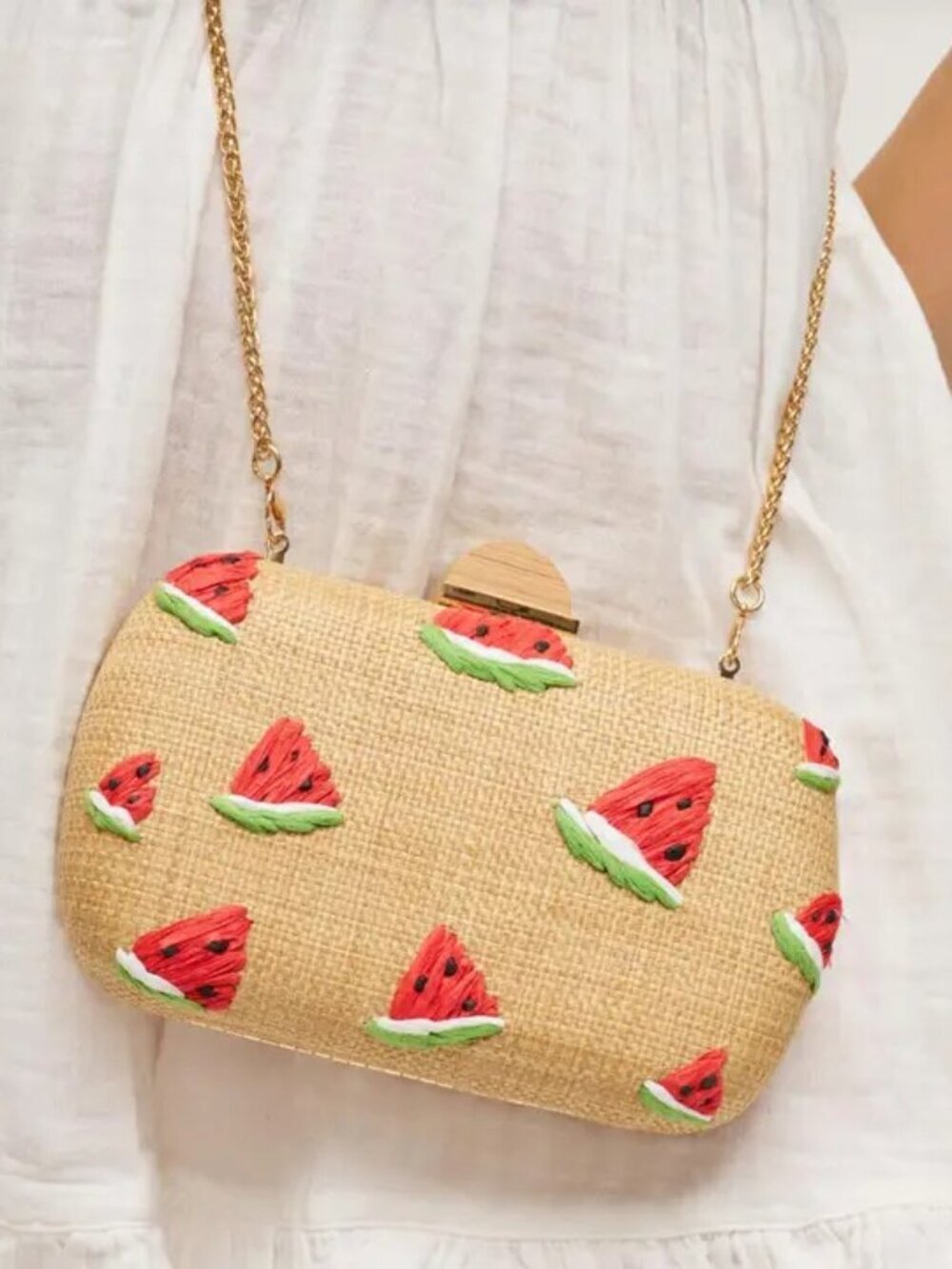 Urban Expressions Pebbles Watermelon mini crossbody bag