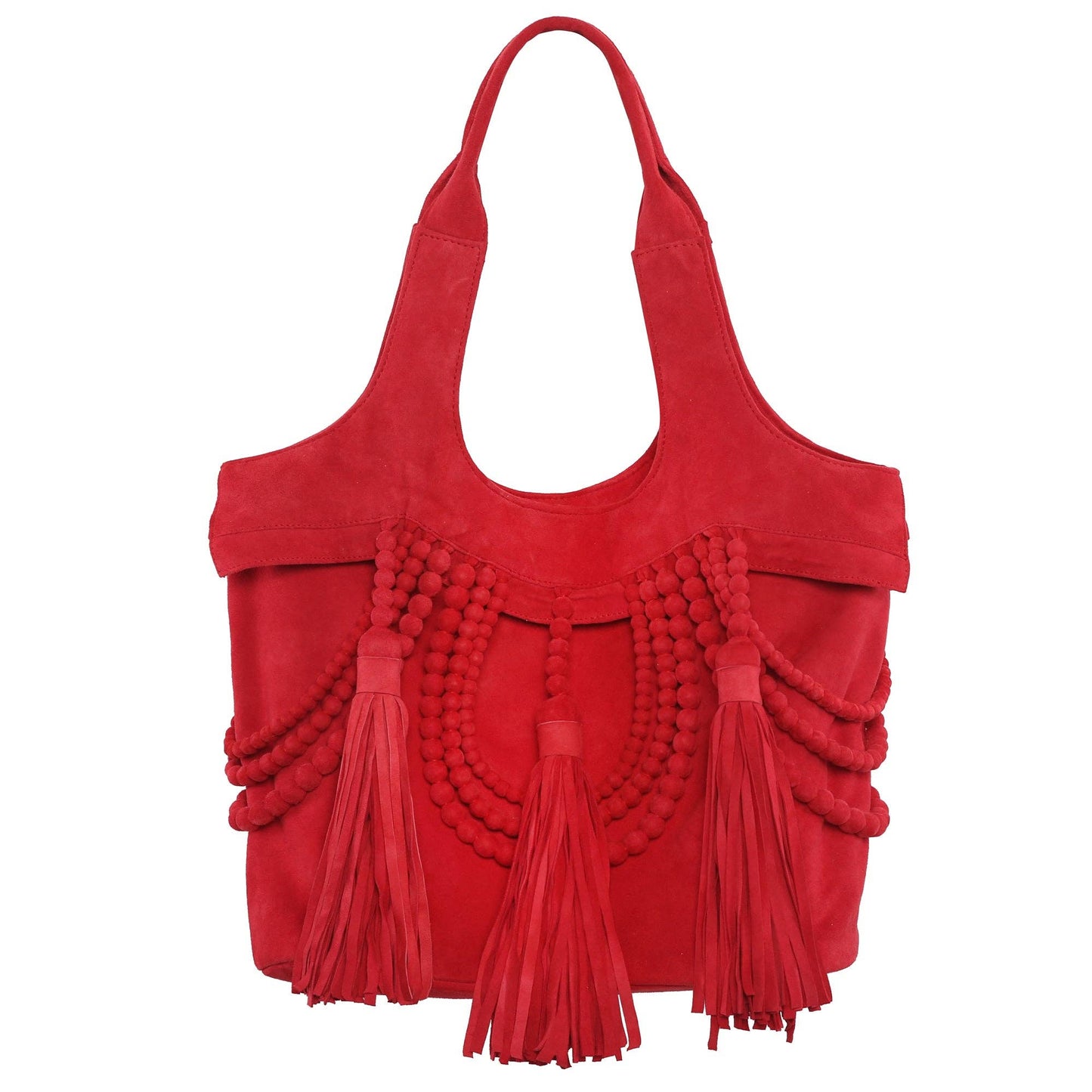Daisy Tote Bag Ruby Red