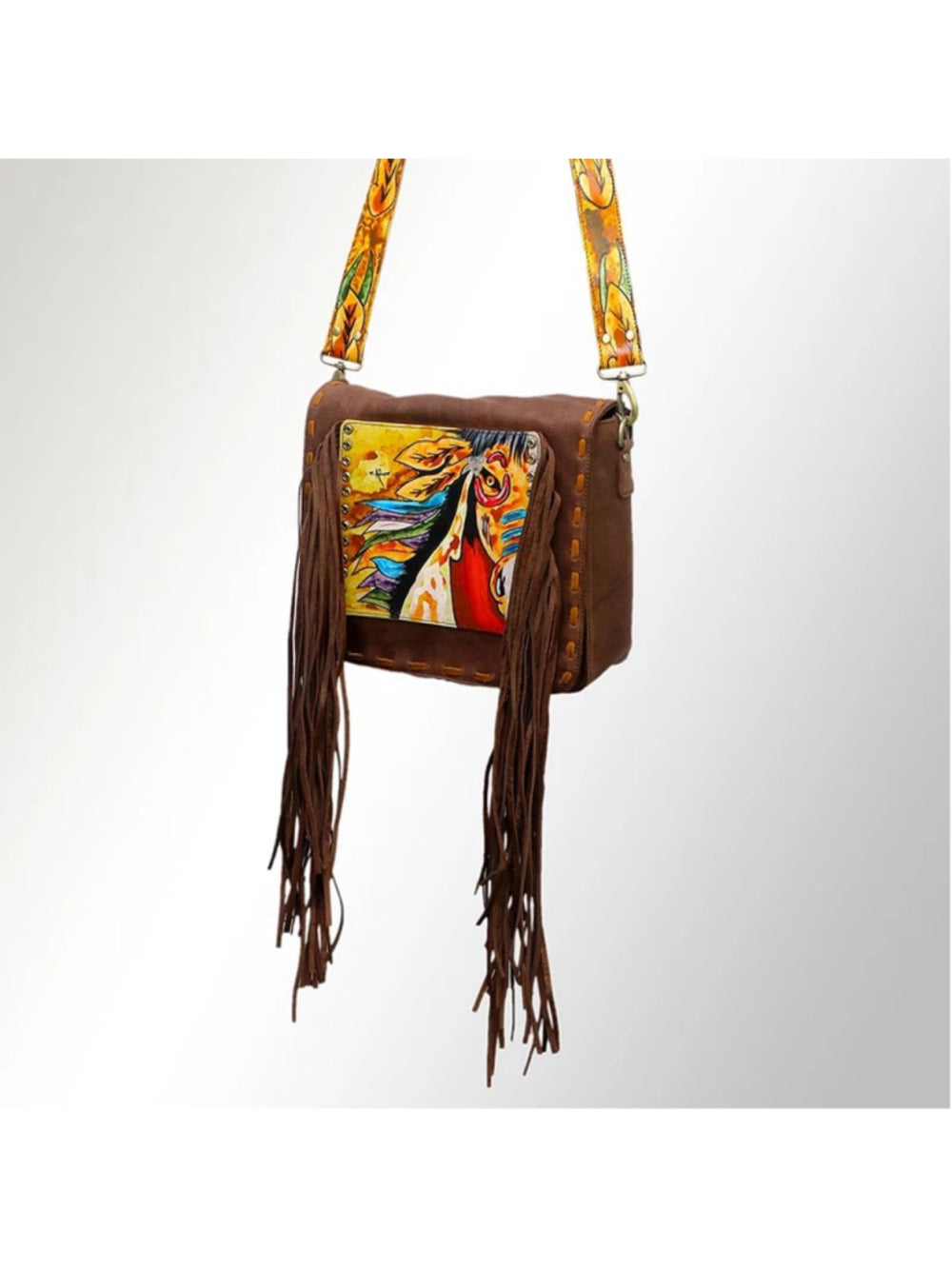 American Darling Wild Horse Desert Spirit Fringe Crossbody