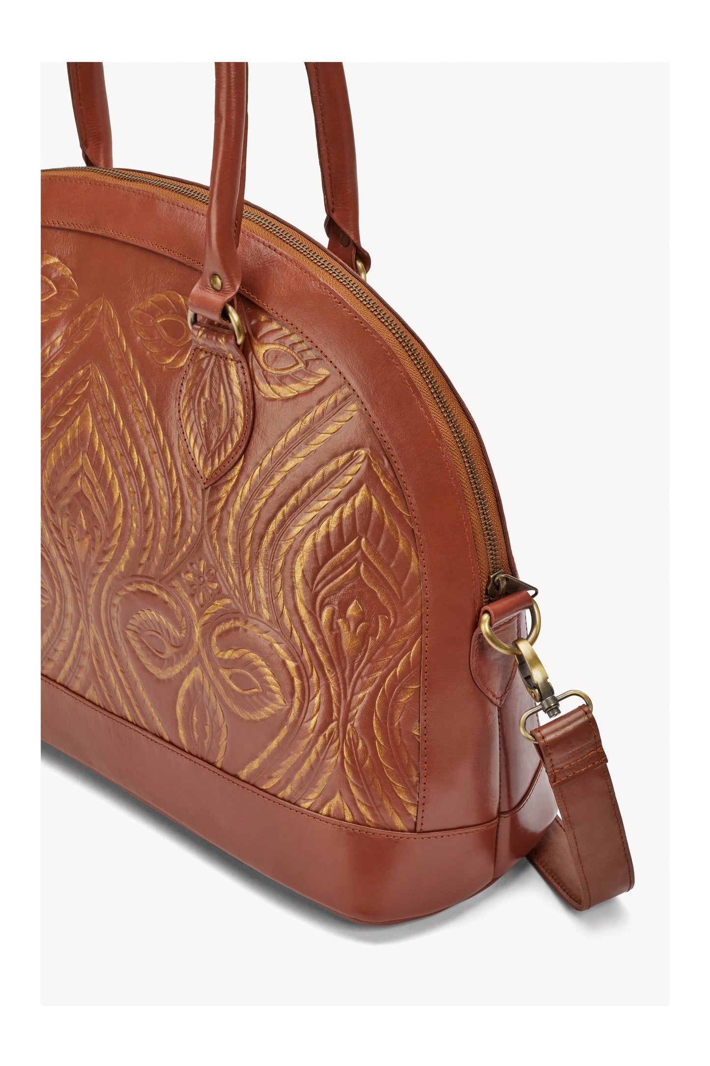 Mini Queen Marrakesh Bag Tobacco/Gold