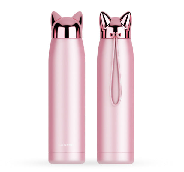 Travel Kettle Creative Cute Fox Glass