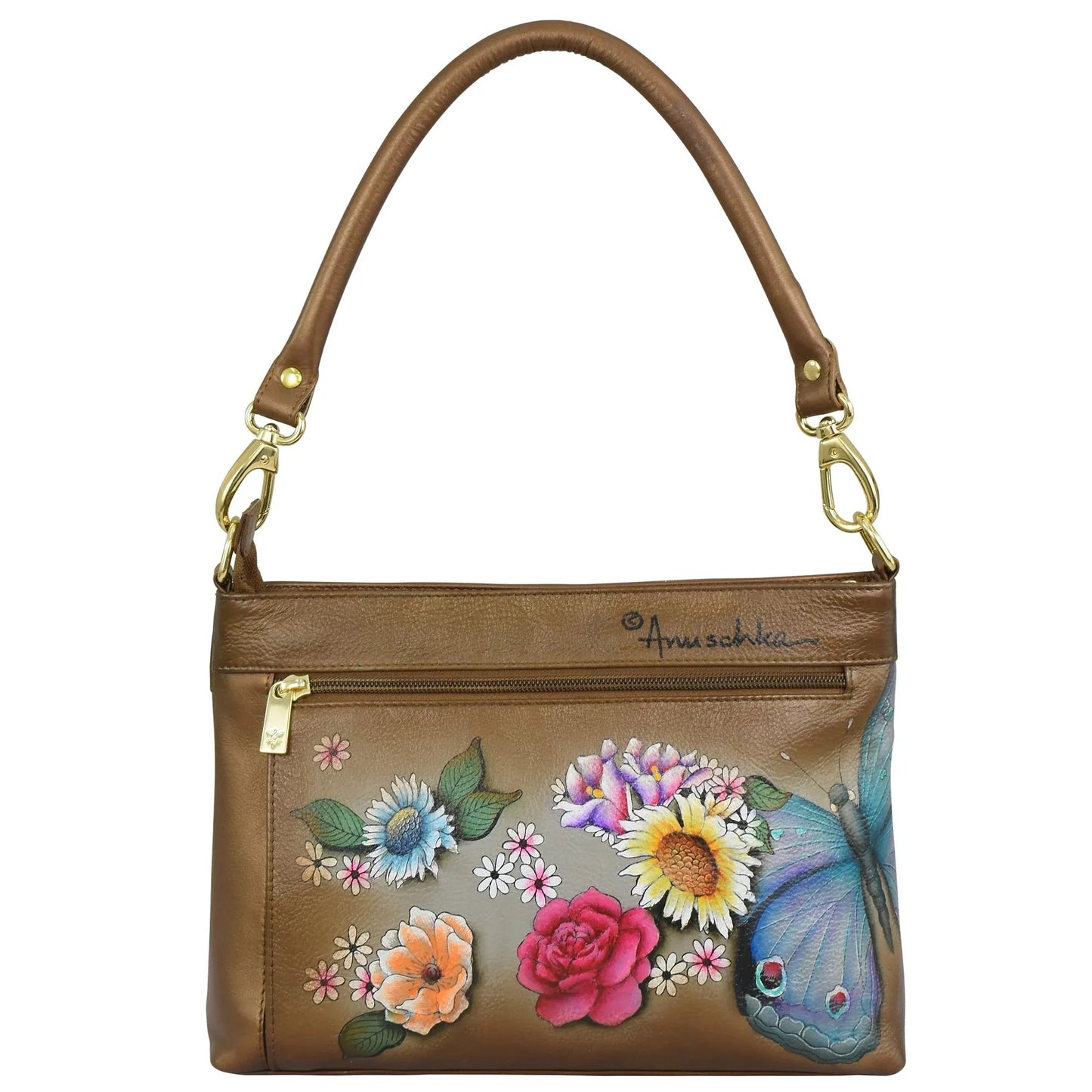 Anuschka Butterfly Blossoms Shoulder Organizer - 684