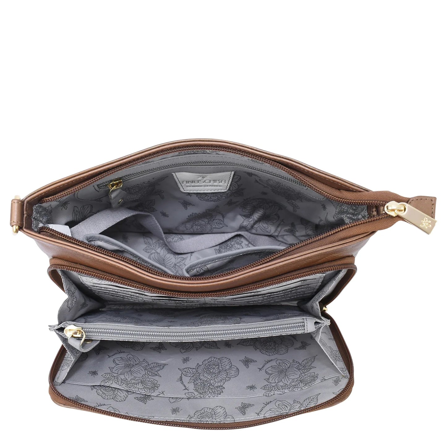 Anuschka Butterfly Blossoms Shoulder Organizer - 684
