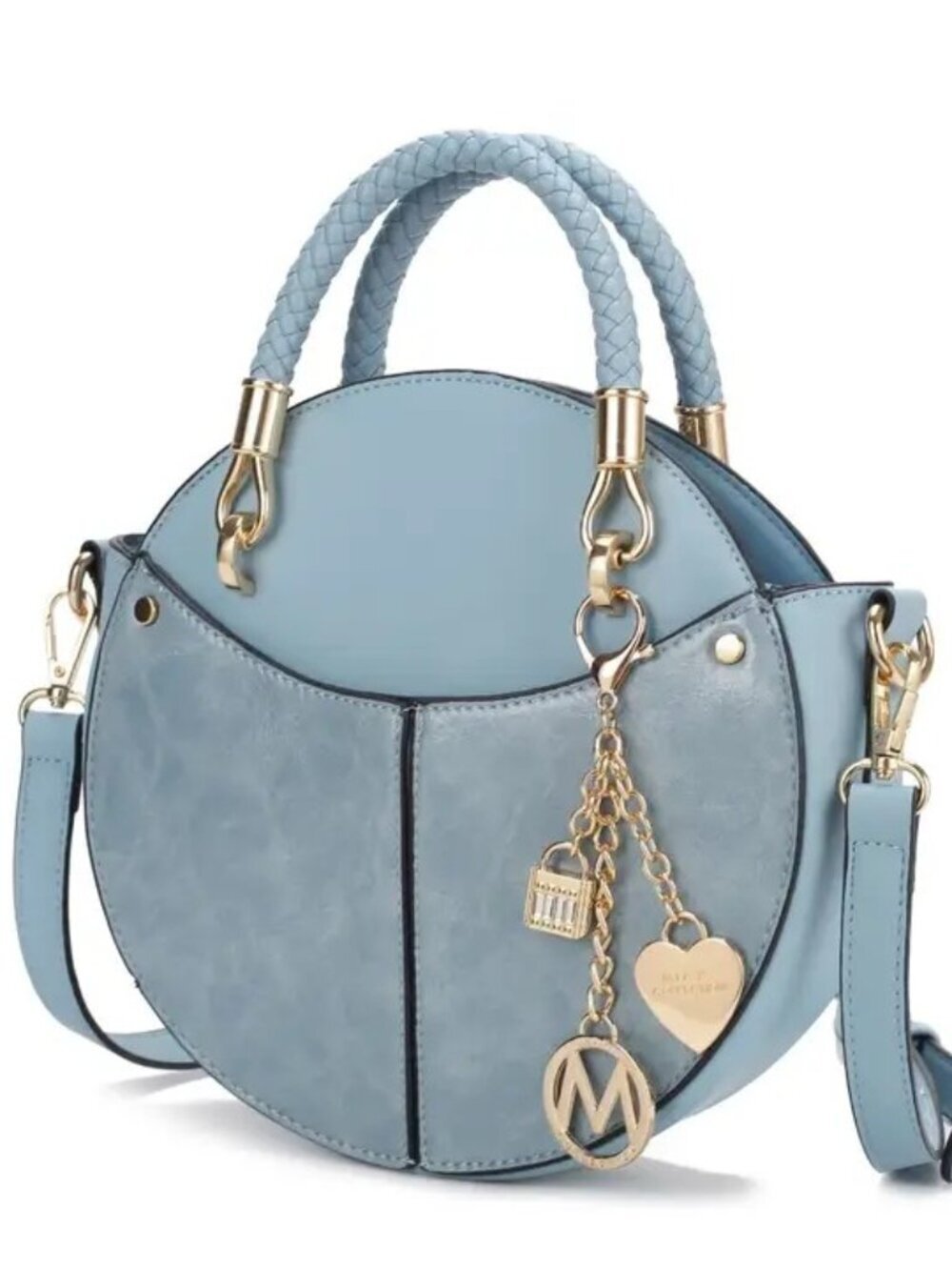 Nobella Women's Crossbody Bag-Blush Circle bag- various colors