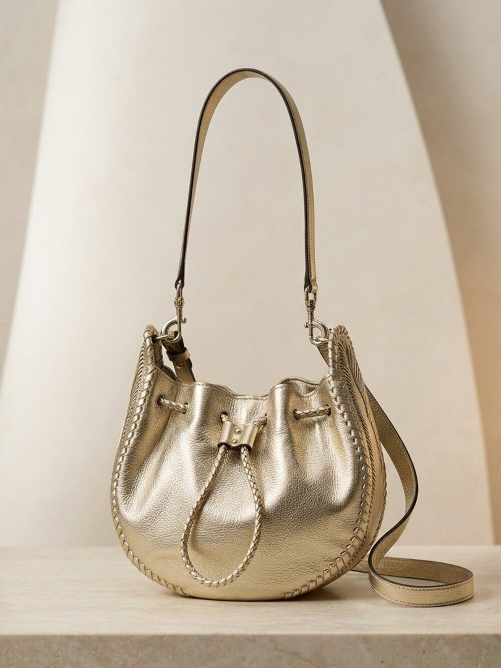 Aimee Kestenberg All For Love Drawstring Metallic