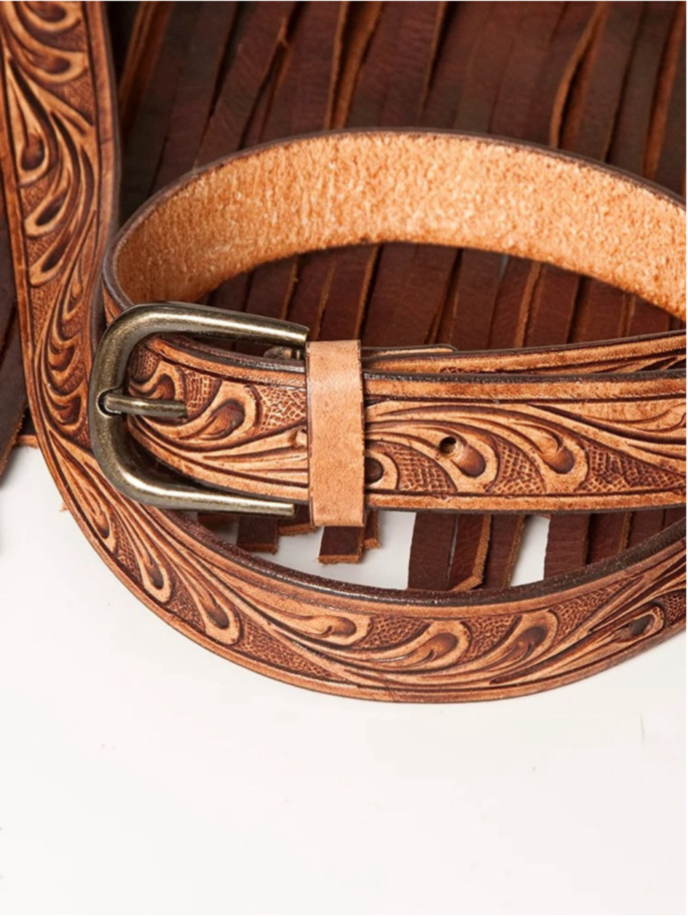 American Darling Turquoise Thunderbird Ridge Fringe Concho Crossbody