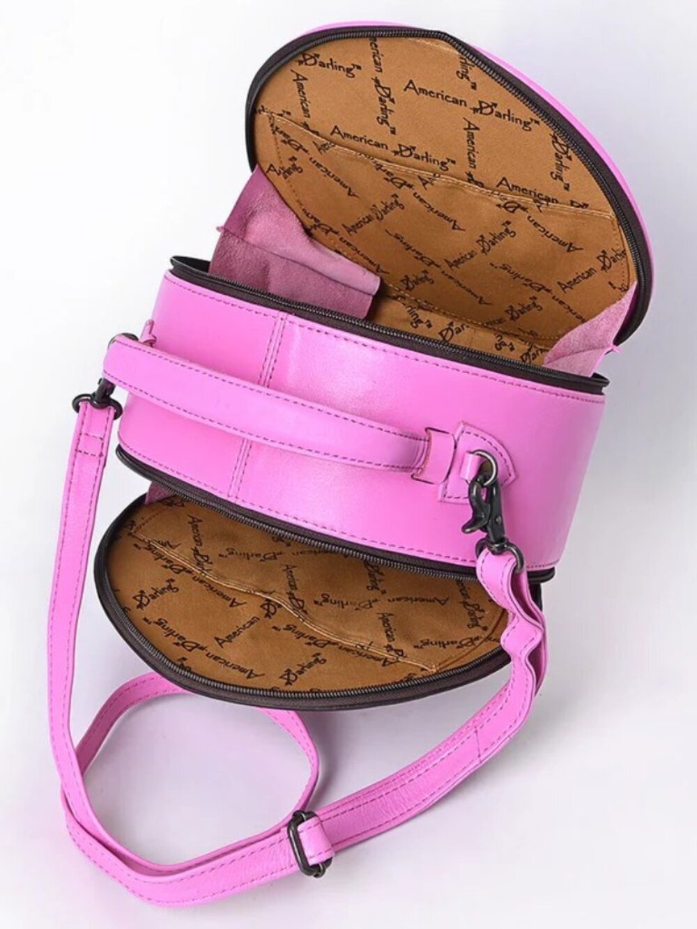 American Darling Rose Bloom Circle Crossbody Bag