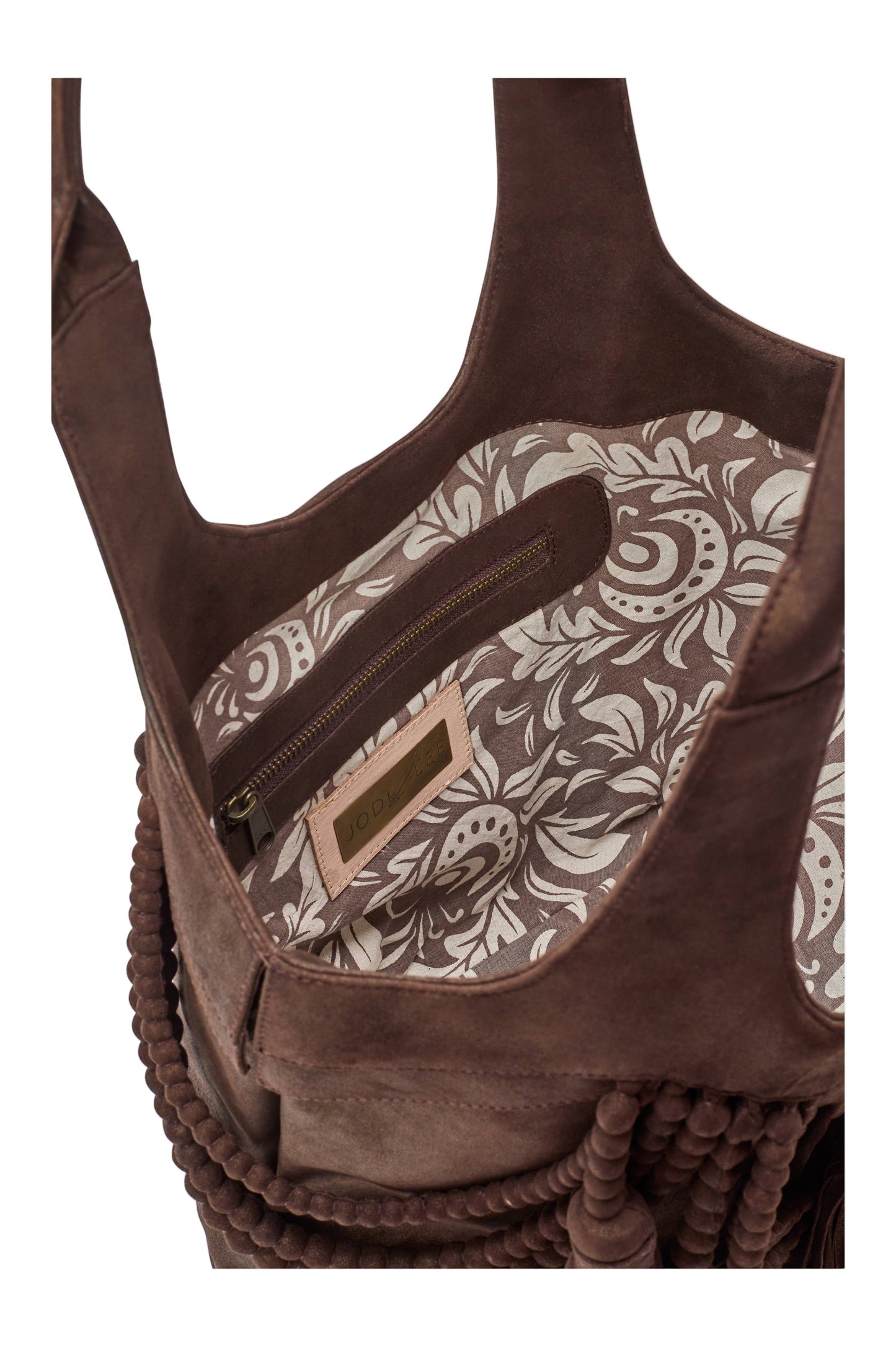 Daisy Tote Bag Metallic Brown