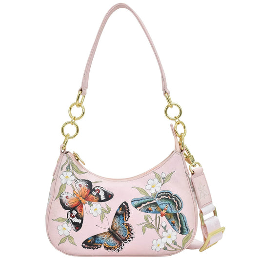 Anuschka Butterfly Melody Small Convertible Hobo - 701