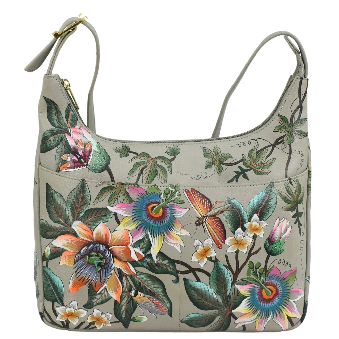 Anuschka Floral Passion Medium Shoulder Hobo - 7021