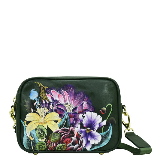 Anuschka Vintage floral Twin Top Messenger - 704