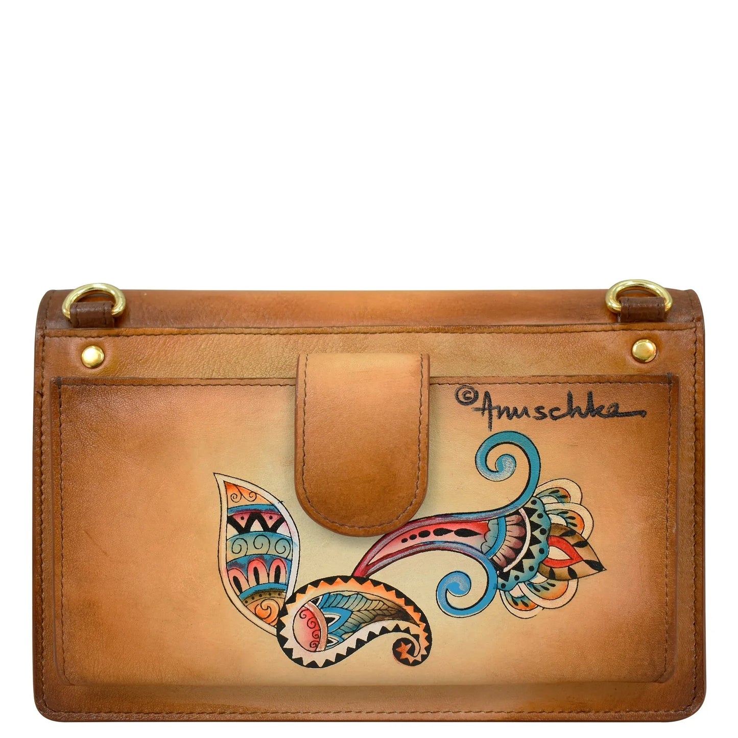 Anuschka Elephant Mandala 4 in 1 Organizer Crossbody - 711