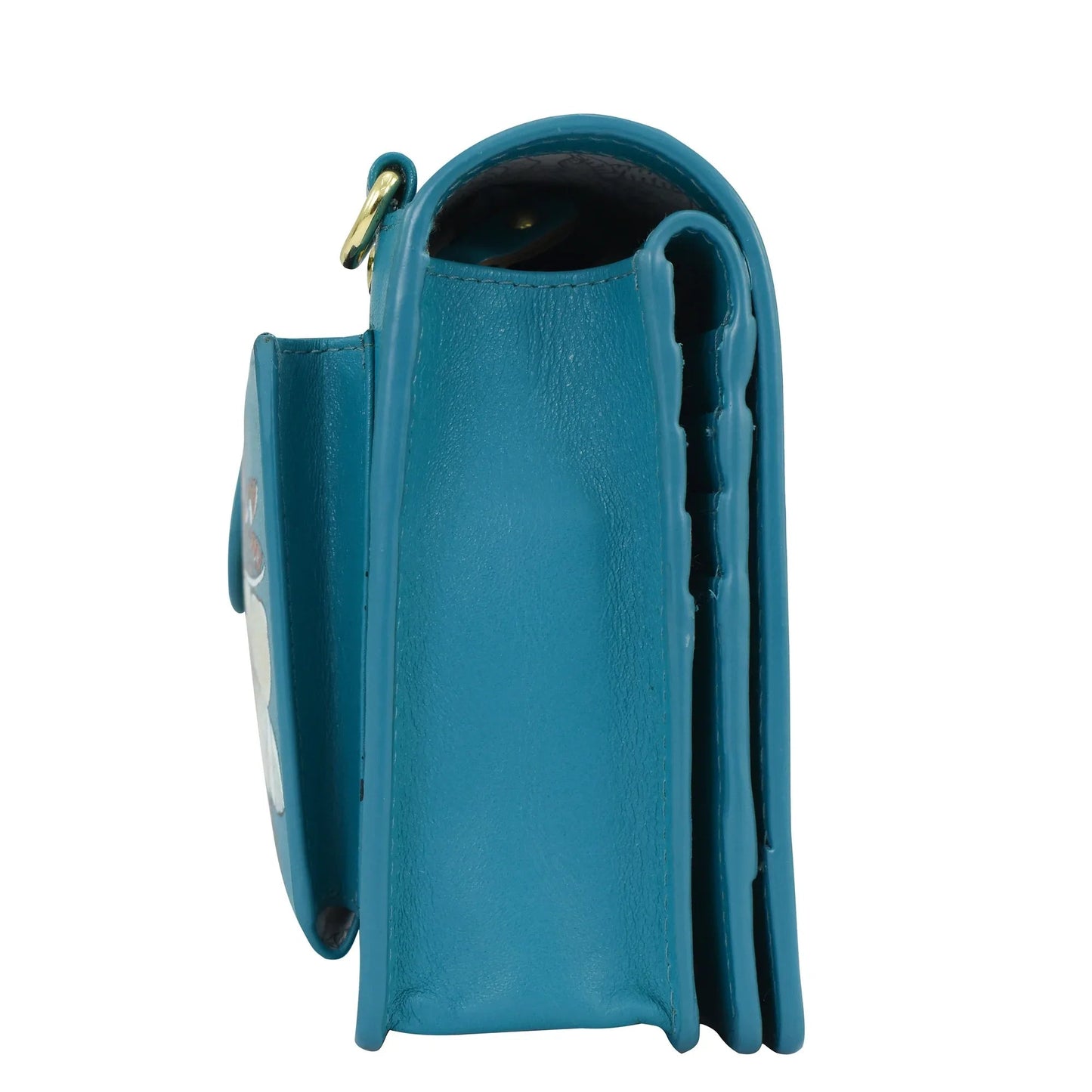 Anuschka Royal Garden Turquoise 4 in 1 Organizer Crossbody - 711
