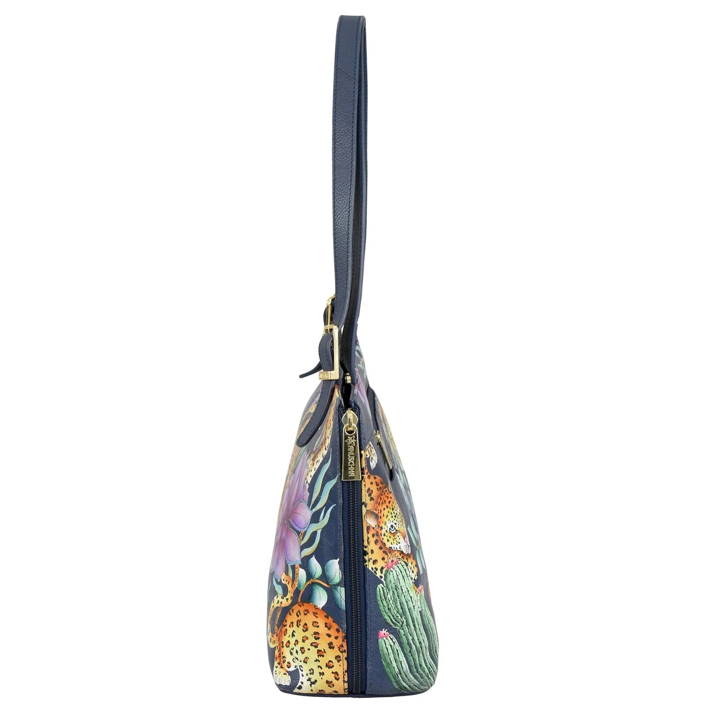 Anuschka Wild Desert Safari Cheetah Expandable Shopper Tote - 712