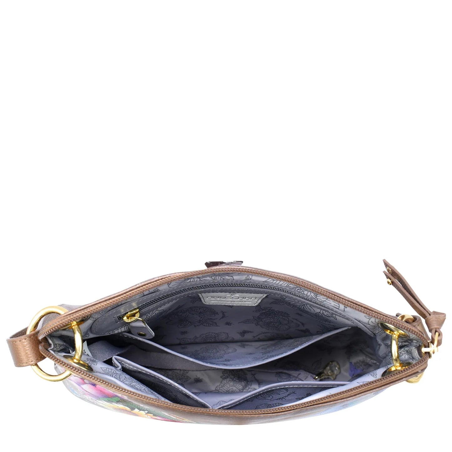 Anuschka Butterfly Blossoms Crossbody Sling Bag - 713