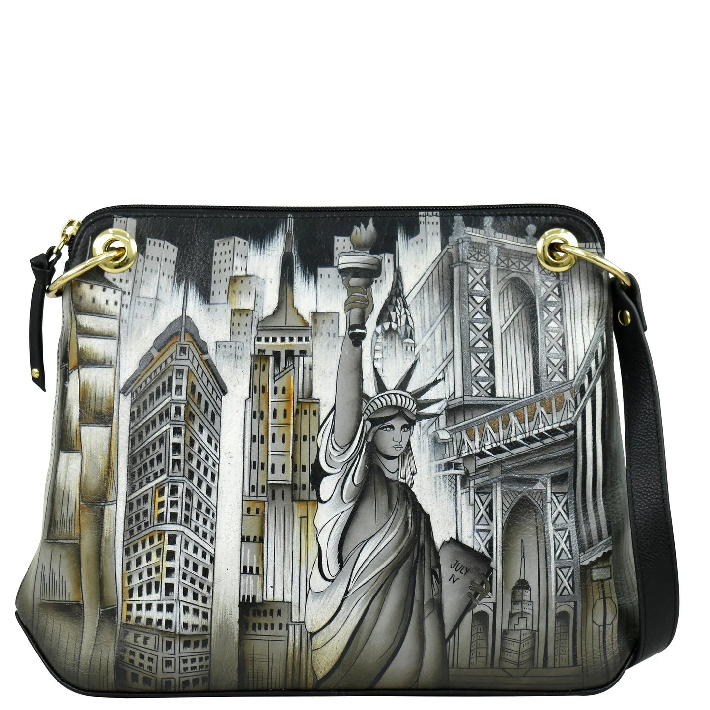 Anuschka City of Dreams Crossbody Sling Bag - 713