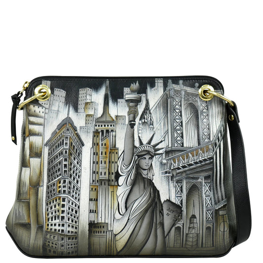 Anuschka City of Dreams Crossbody Sling Bag - 713