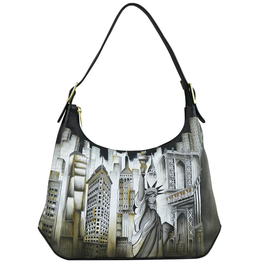Anuschka City of Dreams Slim Shoulder Hobo - 714