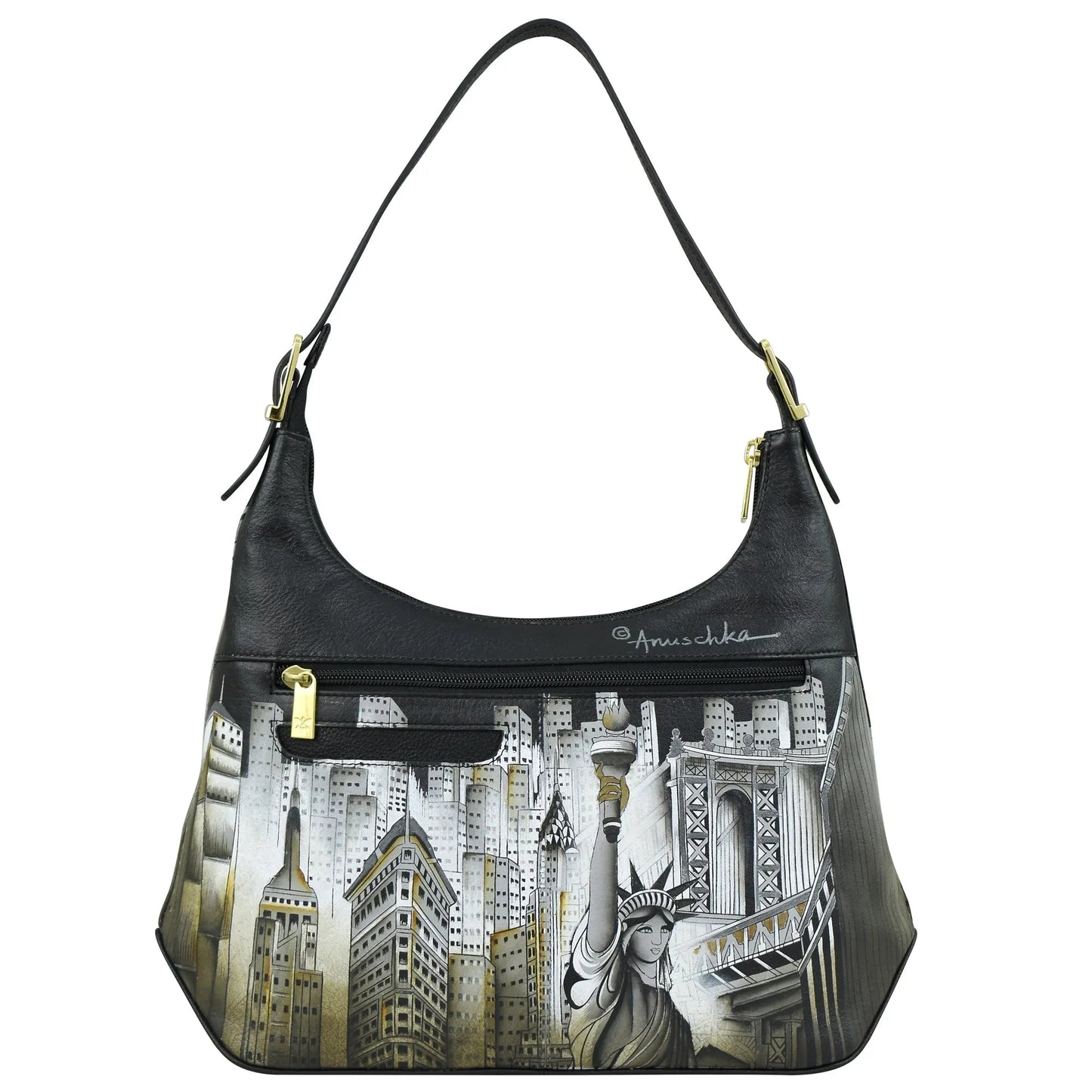 Anuschka City of Dreams Slim Shoulder Hobo - 714