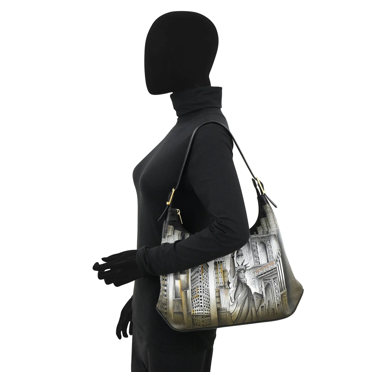 Anuschka City of Dreams Slim Shoulder Hobo - 714