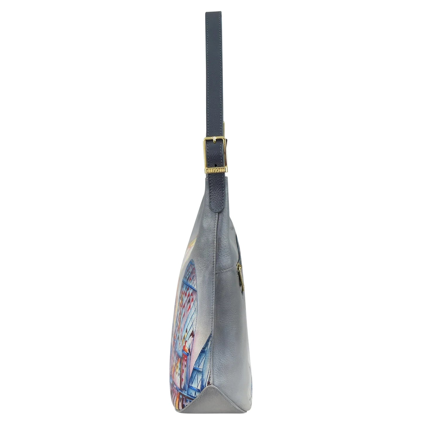 Anuschka Royal City London Slim Shoulder Hobo - 714