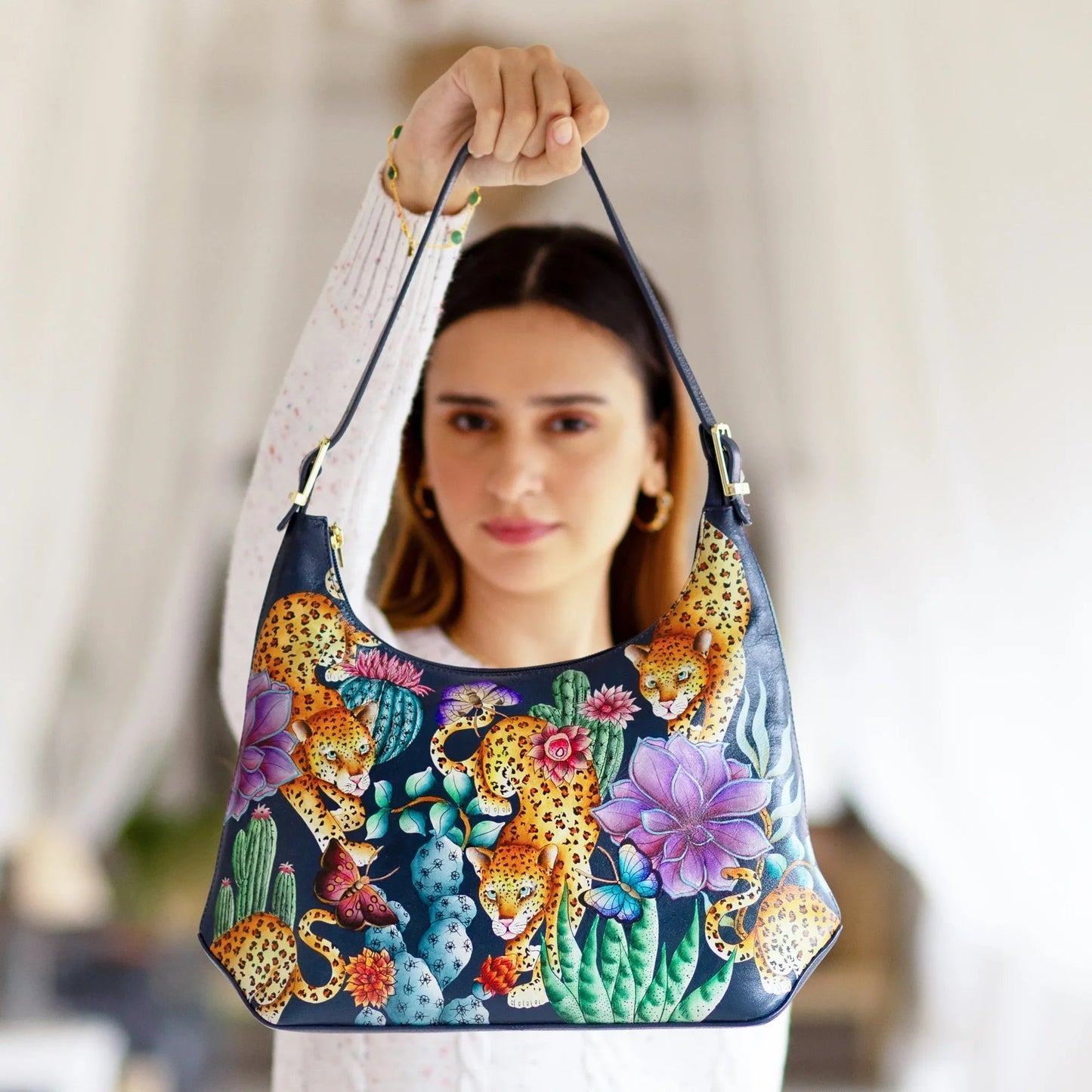 Anuschka Wild Desert Slim Shoulder Hobo - 714