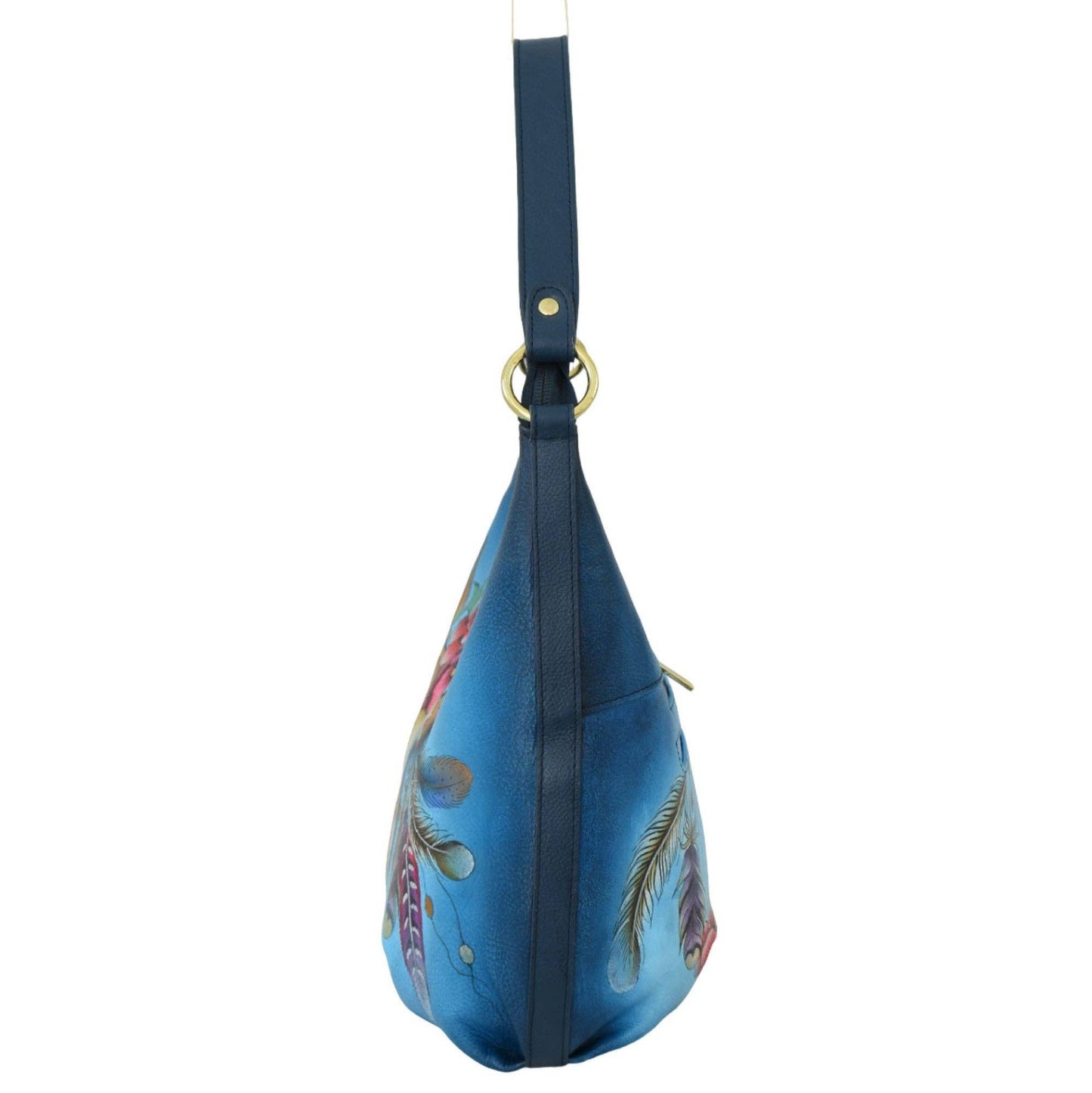 Anuschka Ruched Hobo - 7615 western longorn design