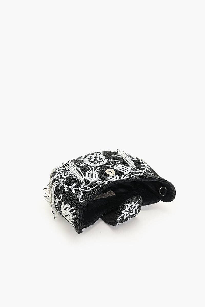 America & Beyond Night fall beaded handheld Bag