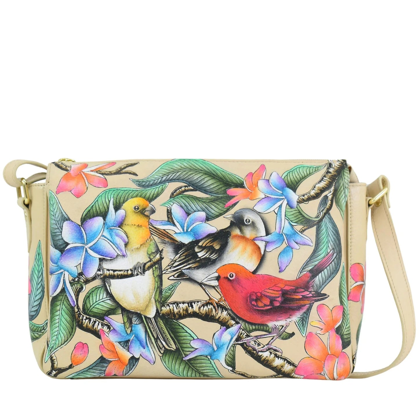 Anuschka Friendly Flock Organizer Crossbody - 7590