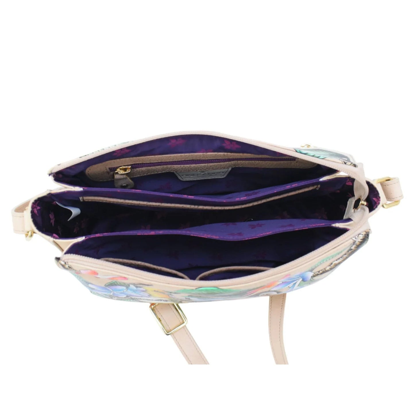 Anuschka Friendly Flock Organizer Crossbody - 7590