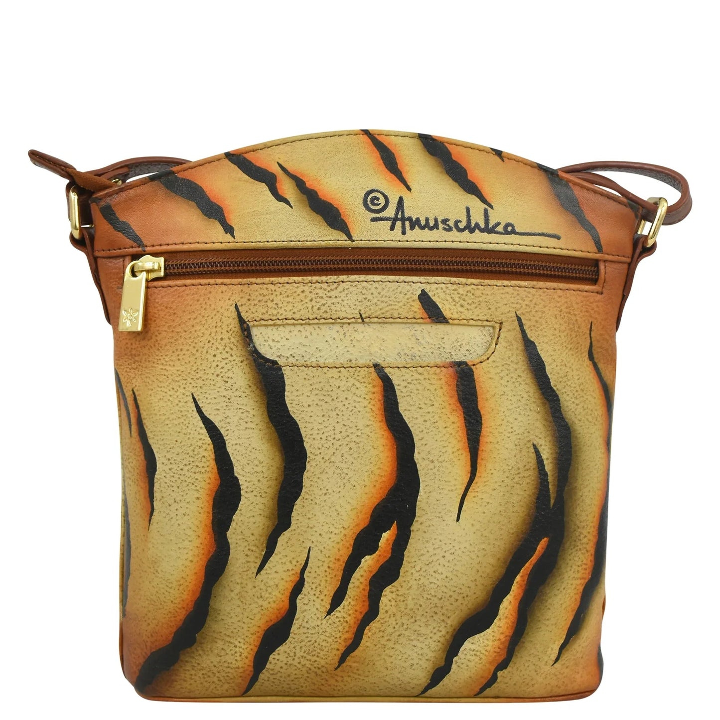 Anuschka Wild Tiger Large Crossbody - 7607