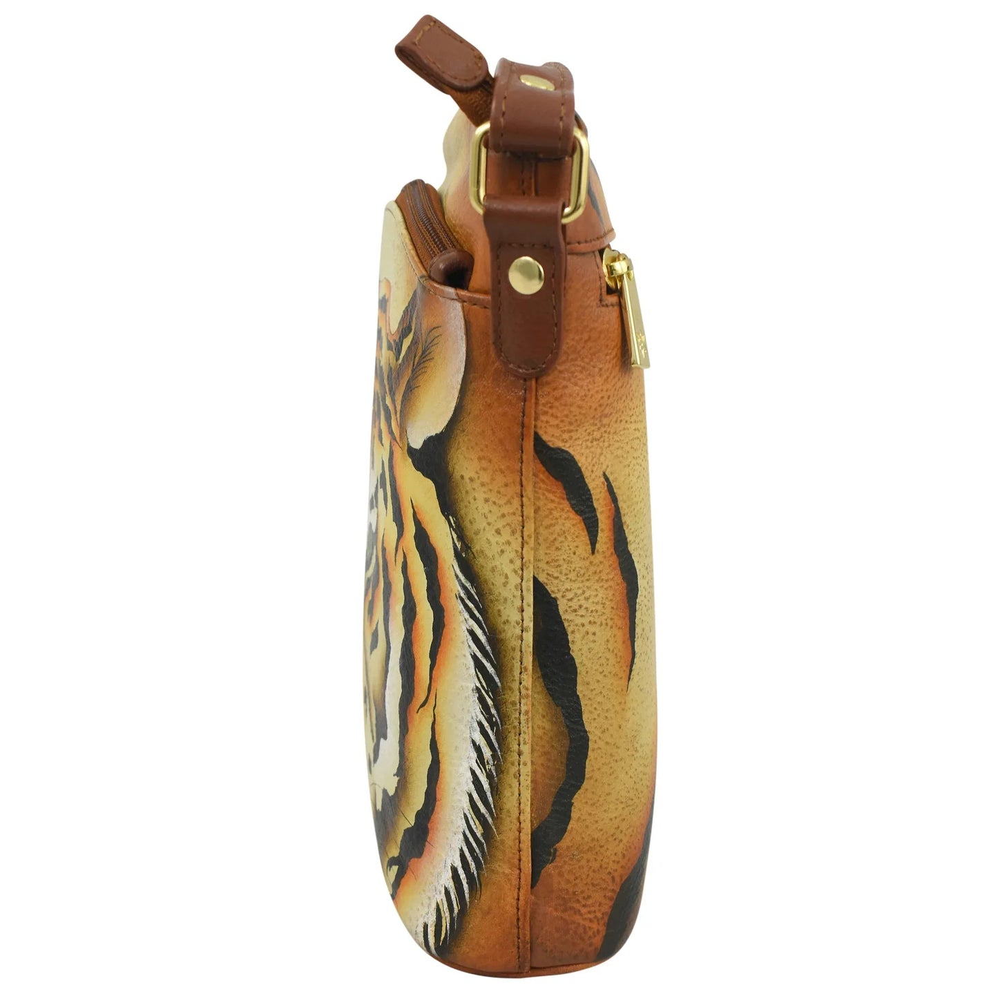 Anuschka Wild Tiger Large Crossbody - 7607