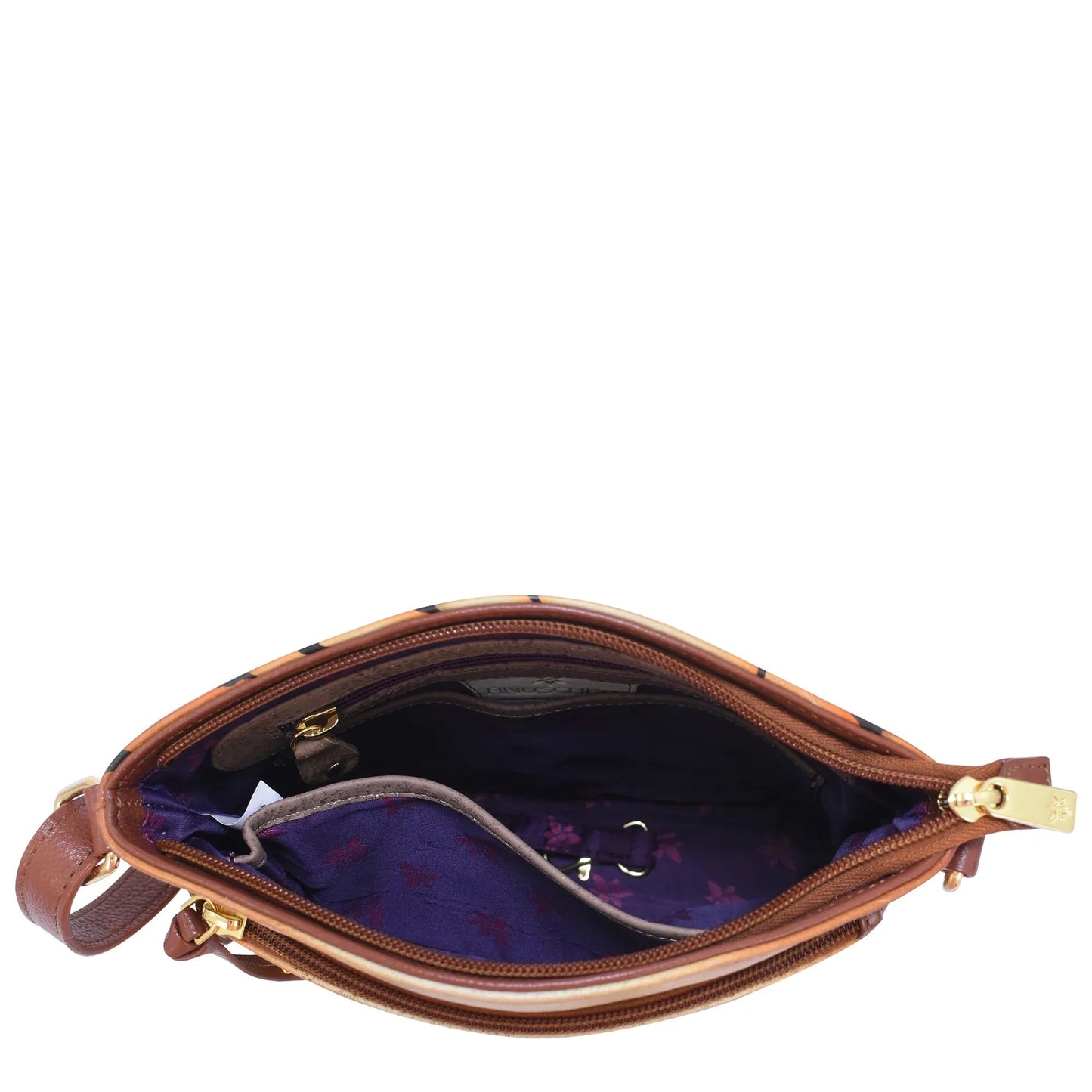 Anuschka Wild Tiger Large Crossbody - 7607