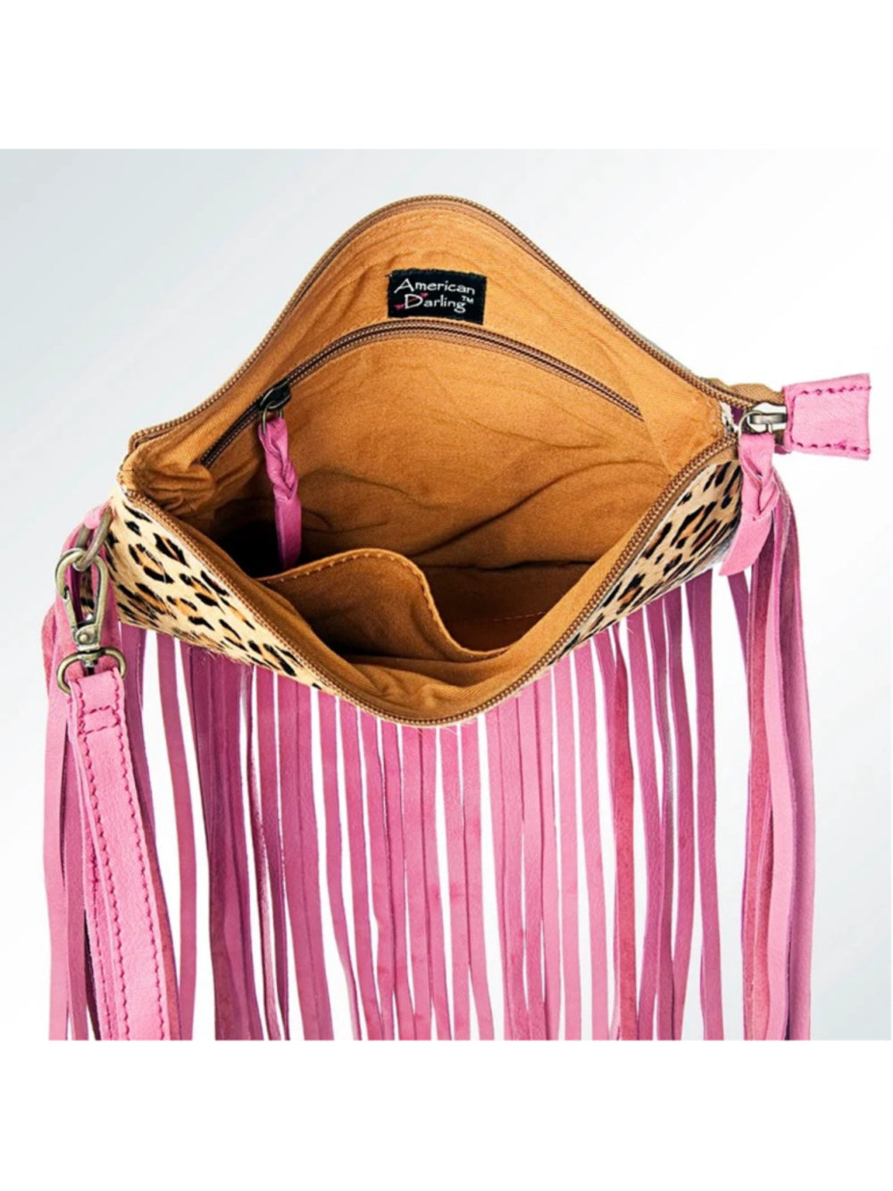 American Darling Barbie Gone Wild Fringe Crossbody Clutch