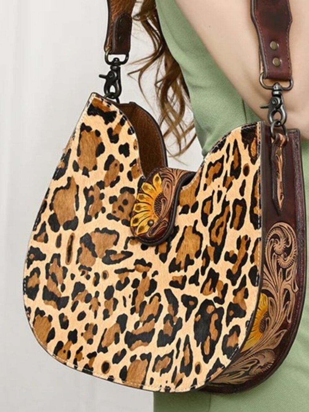American Darling Wild Ember Sunflower Leopard Hobo