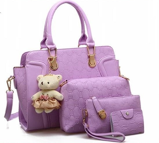 New package four-piece ladies bag tide wild handbag shoulder Messenger bag