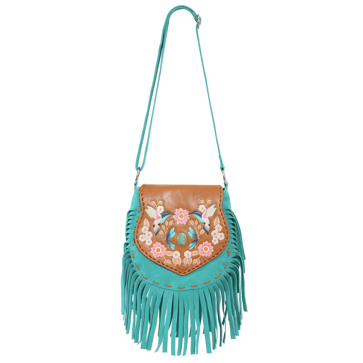 Princess Hummingbird Bag Antique Dark Tan/Dark Seafoam