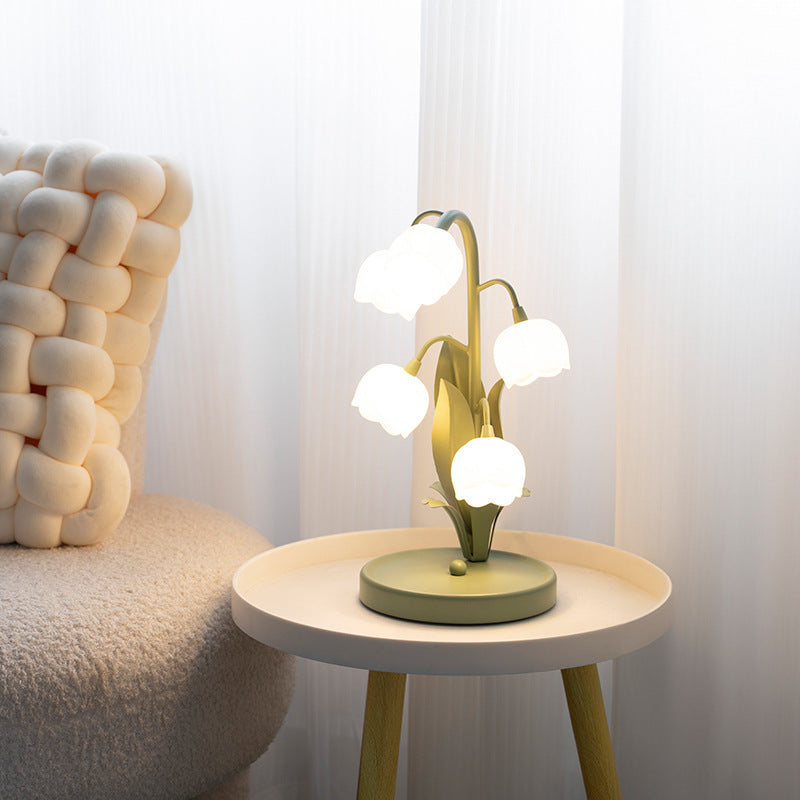 Lily Table Lamp Simple Decorative Floral Festive Lantern