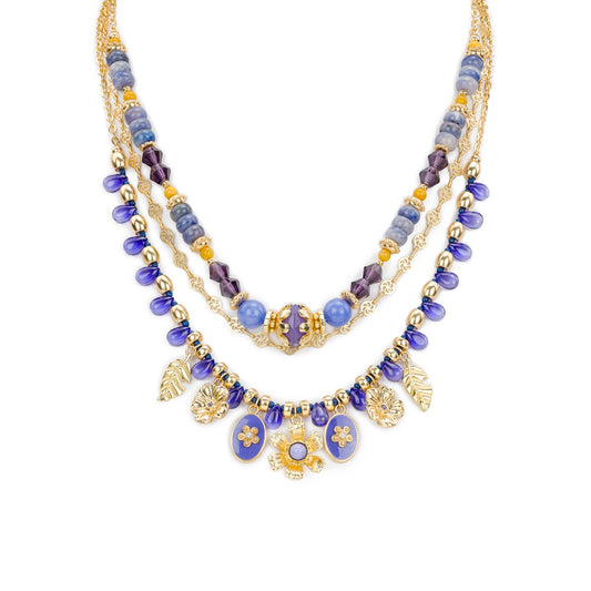 Patricia Nash Modular Three Strand Necklace