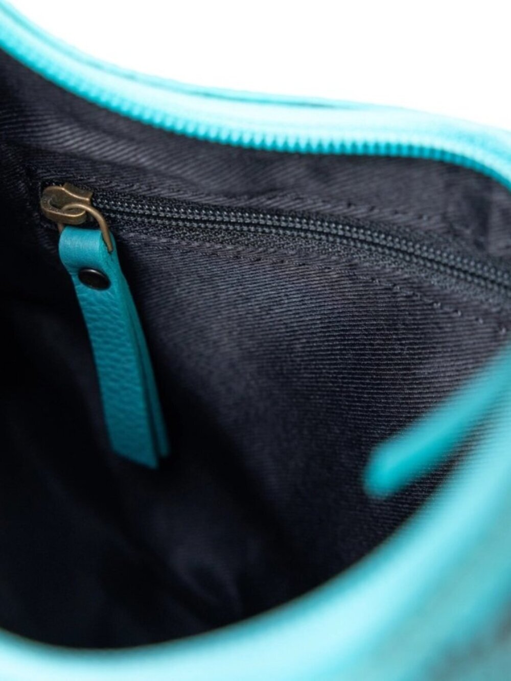 Turquoise Floral Tooled Crossbody Bag