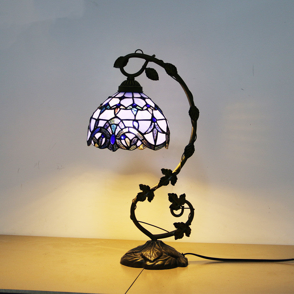 Dragonfly Stained Glass Desk Lamp