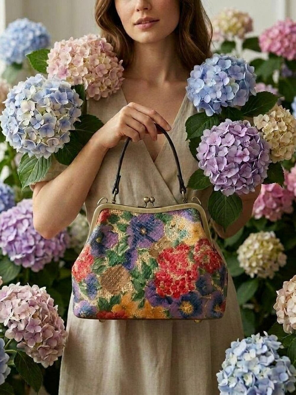 Patricia Nash Vintage Floral Frame Bag-woven -Free matching charm with purchase
