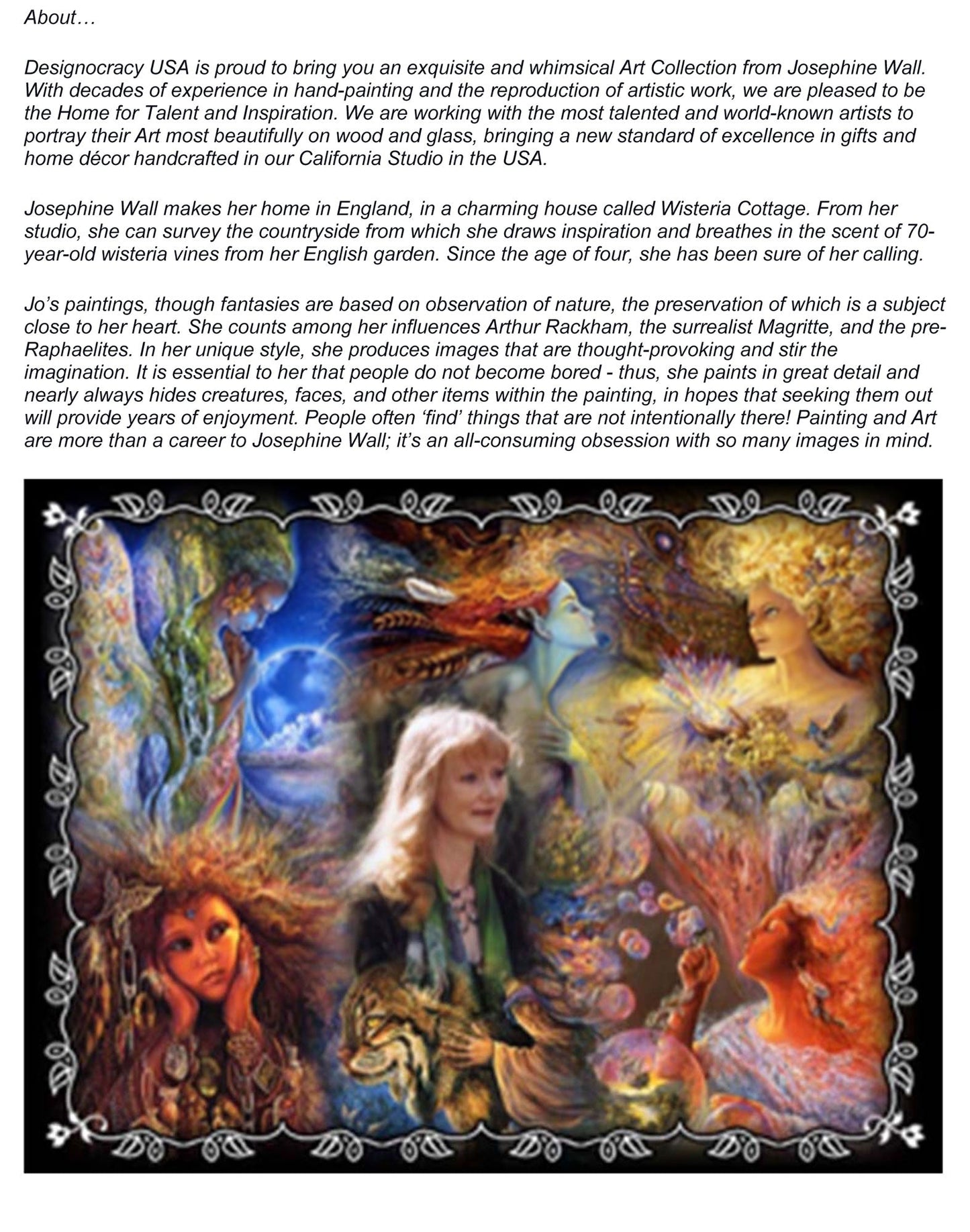 Mer Angel Fantasy Wooden Wall Art by Josephine Wall - Fantasy Decor - 852181-JW